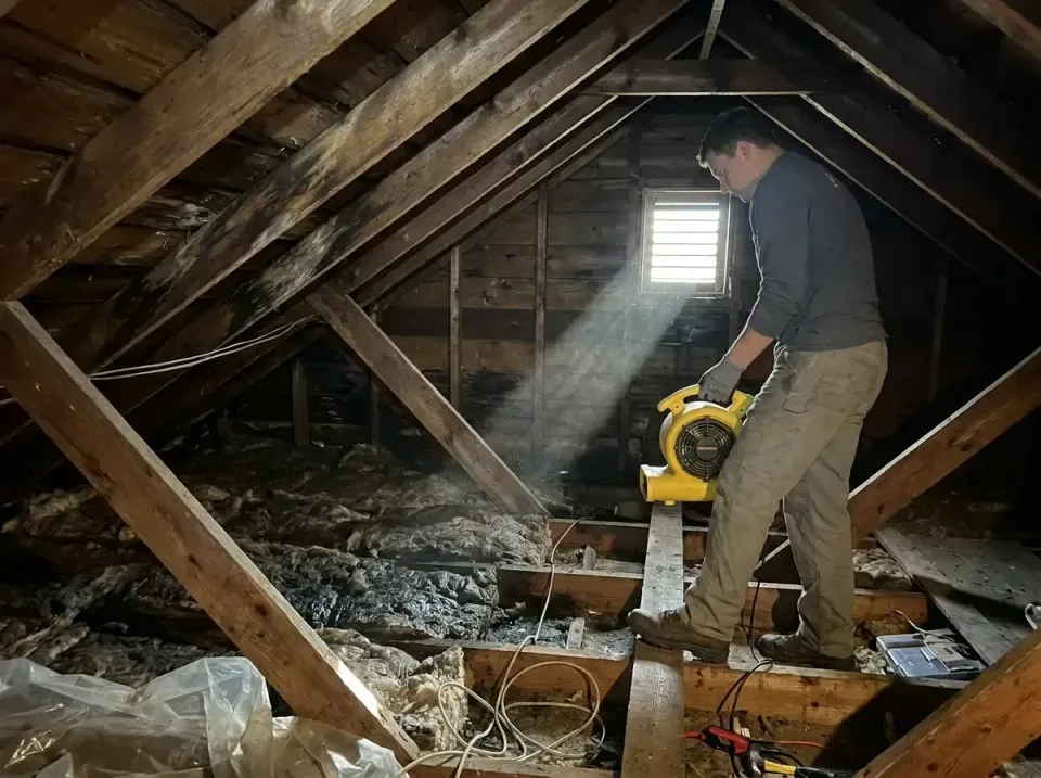 attic-water-damage-drying-proc-007 — frequently asked questions, Emergency Water Extraction & 24/7 Flood Response in Eldridg…